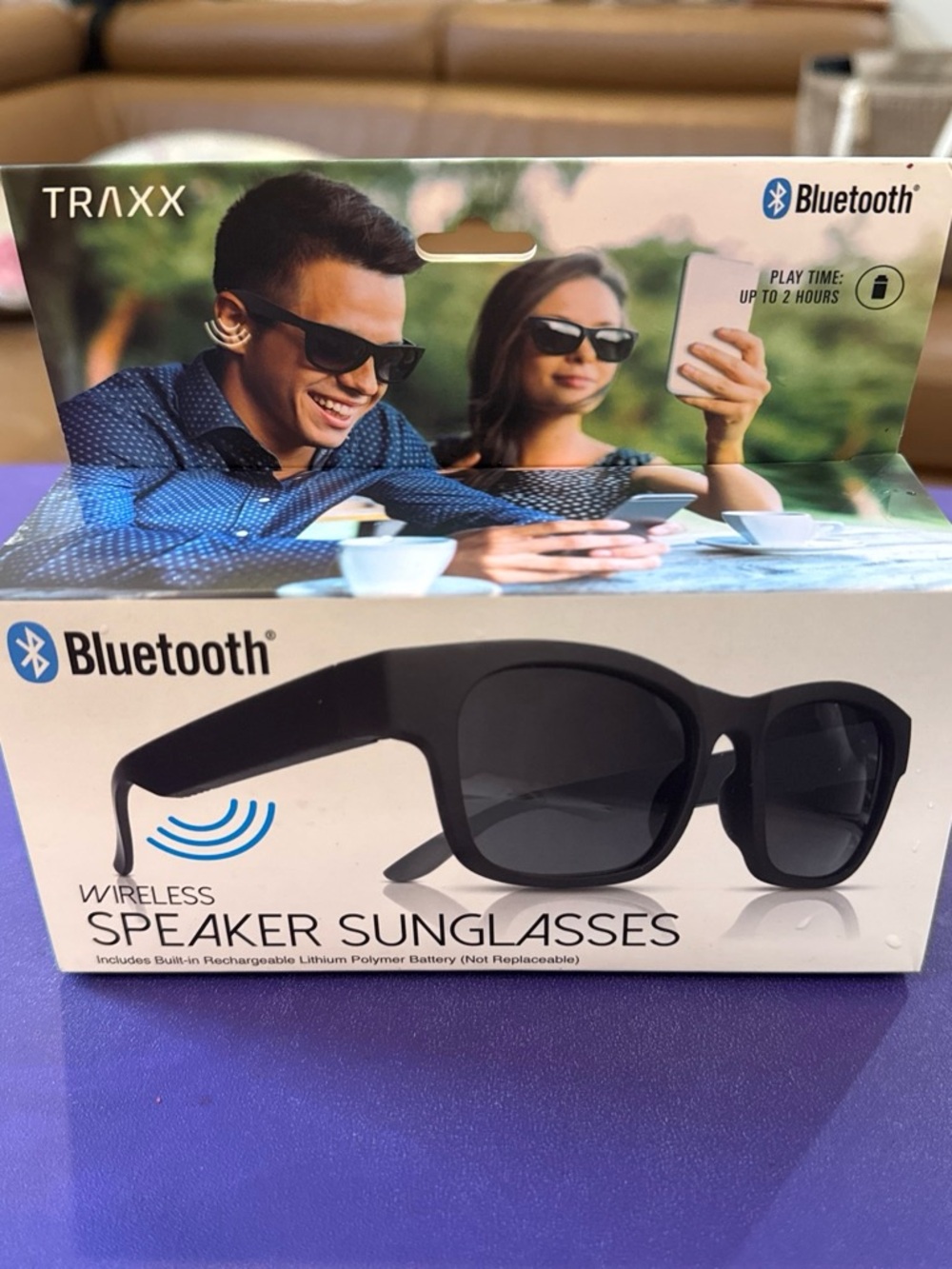 Black Bluetooth Wireless Speaker Sunglasses